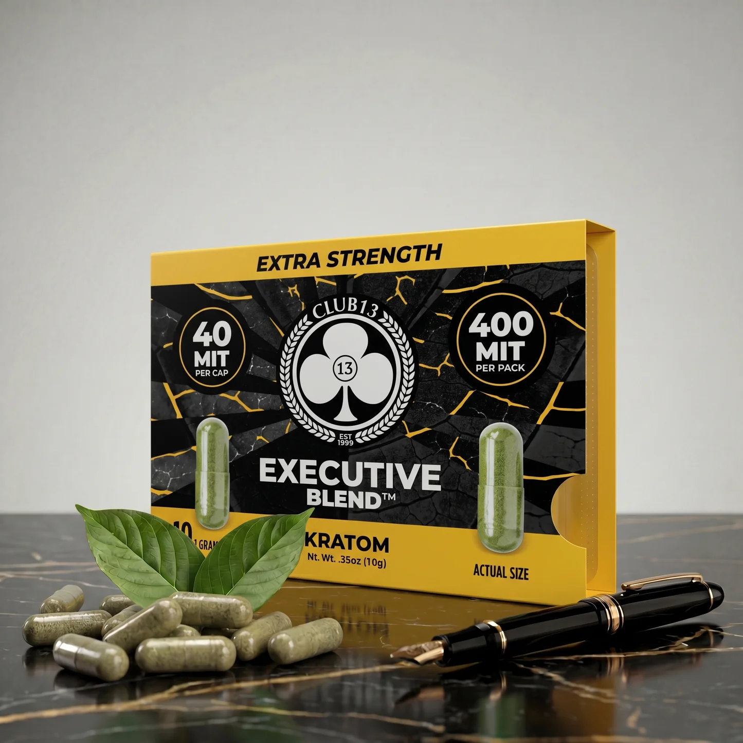 Extra Strength Executive Blend Kratom 10ct Blister Pack