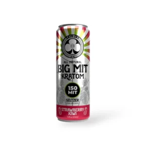 club 13 all natural big mit kratom seltzer strawberry kiwi 150mit 12oz 97010