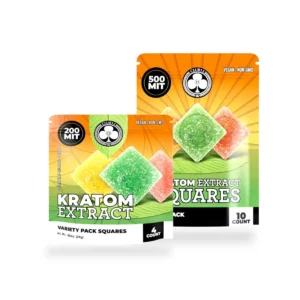 club 13 kratom extract gummies variety pack squares set 17103