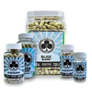 club 13 975mg kratom capsules bliss blend set 87750