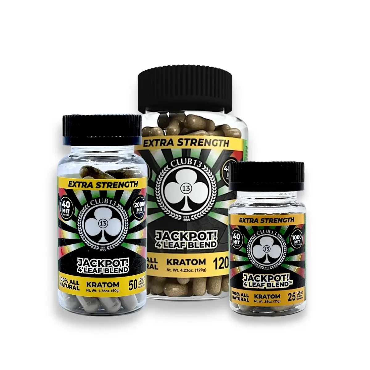 club 13 kratom extra strength capsules jackpot 4 leaf blend set 20376