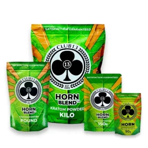 club 13 kratom powder horn set 77512
