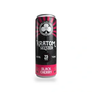 club 13 kratom seltzer black cherry 75mg 12oz 07384